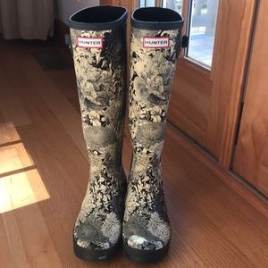 Hunter Boots Royal Horticultural Society Size 8